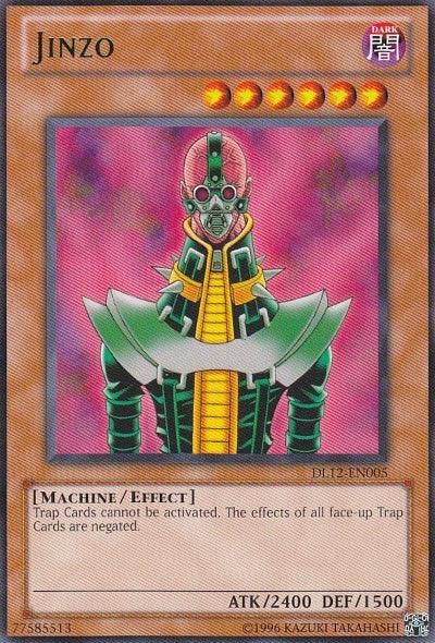 Dark, Duelist League Promo, Effect Monster, Machine, Rare, Unlimited Jinzo (Green) [DL12-EN005] Rare - Trading Card World