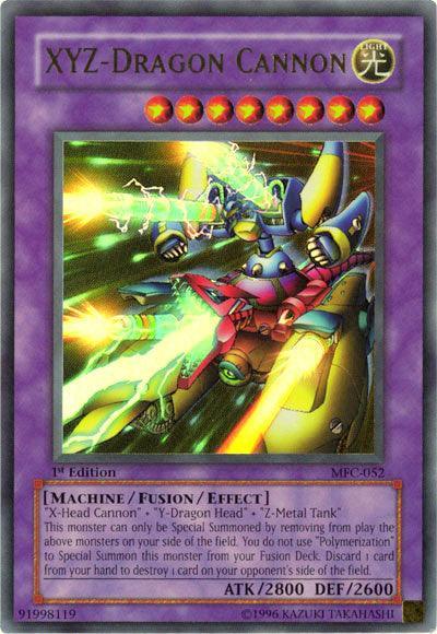 1st Edition, Fusion/Effect Monster, Light, Machine, Magician's Force, Ultra Rare, Unlimited XYZ-Dragon Cannon [MFC-052] Ultra Rare - Trading Card World