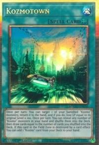 1st Edition, Field Spell, Gold Rare, Maximum Gold, Spell Kozmotown [MAGO-EN050] Gold Rare - Trading Card World