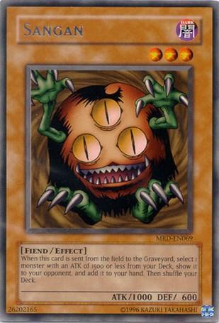 Dark, Effect Monster, Fiend, Metal Raiders, Rare, Unlimited Sangan [MRD-EN069] Rare - Trading Card World