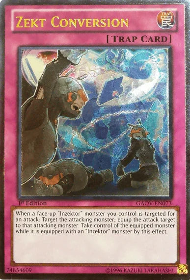 1st Edition, Galactic Overlord, Normal Trap, Trap, Ultimate Rare, Unlimited Zekt Conversion [GAOV-EN073] Ultimate Rare - Trading Card World