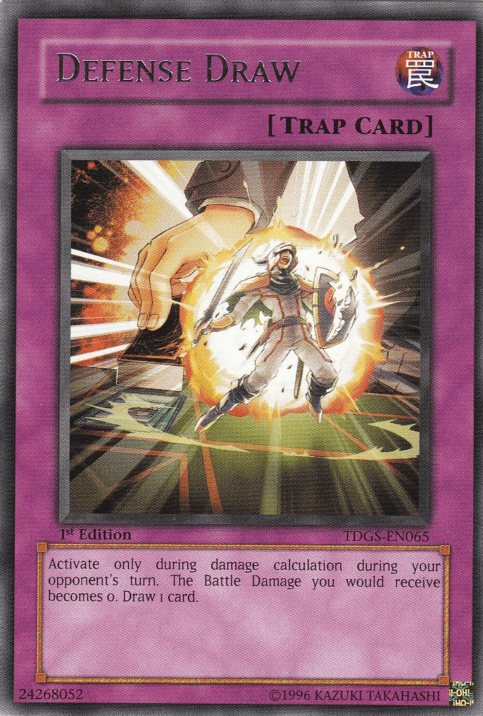 1st Edition, Normal Trap, Rare, The Duelist Genesis, Trap, Unlimited Defense Draw [TDGS-EN065] Rare - Trading Card World