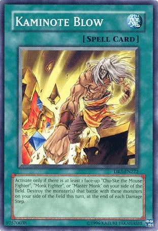 Common, Dark Revelation Volume 3, Normal Spell, Spell, Unlimited Kaminote Blow [DR3-EN222] Common - Trading Card World
