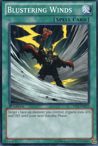1st Edition, Common, Normal Spell, Spell, Starter Deck: Xyz Symphony Blustering Winds [YS12-EN019] Common - Trading Card World