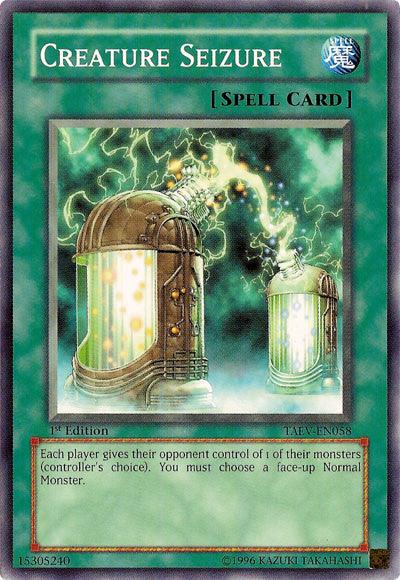 1st Edition, Common, Normal Spell, Spell, Tactical Evolution, Unlimited Creature Seizure [TAEV-EN058] Common - Trading Card World