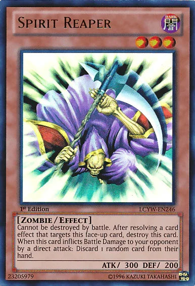 1st Edition, Dark, Effect Monster, Legendary Collection 3: Yugi's World, Ultra Rare, Unlimited, Zombie Spirit Reaper [LCYW-EN246] Ultra Rare - Trading Card World