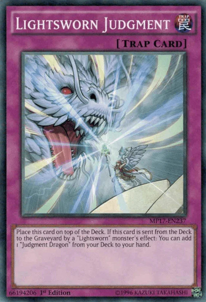 1st Edition, 2017 Mega-Tins Mega Pack, Common, Normal Trap, Trap Lightsworn Judgment [MP17-EN237] Common - Trading Card World