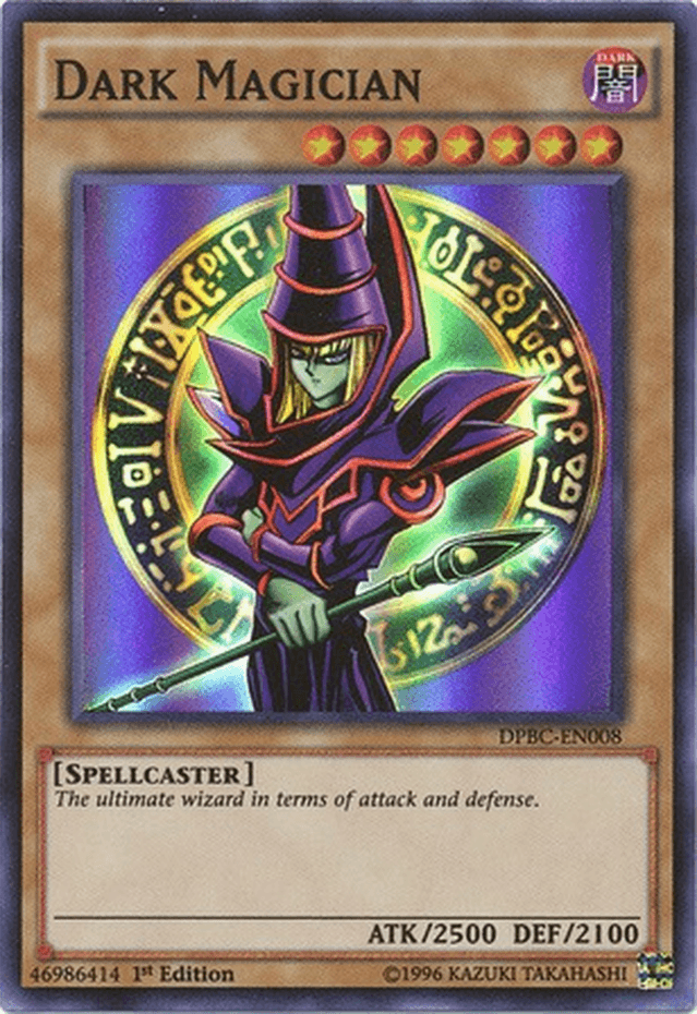 1st Edition, Dark, Duelist Pack: Battle City, Normal Monster, Spellcaster, Super Rare Dark Magician [DPBC-EN008] Super Rare - Trading Card World