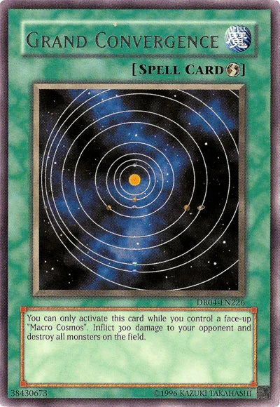 Dark Revelation Volume 4, Quick Play Spell, Rare, Spell, Unlimited Grand Convergence [DR04-EN226] Rare - Trading Card World