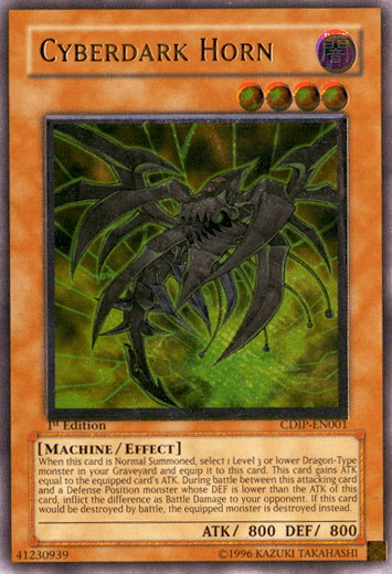 1st Edition, Cyberdark Impact, Dark, Effect Monster, Machine, Ultimate Rare, Unlimited Cyberdark Horn [CDIP-EN001] Ultimate Rare - Trading Card World