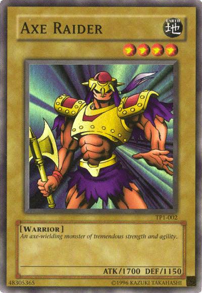 Earth, Normal Monster, Super Rare, Tournament Pack 1, Unlimited, Warrior Axe Raider [TP1-002] Super Rare - Trading Card World