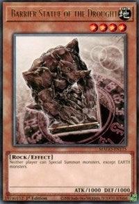 1st Edition, Earth, Effect Monster, Maximum Gold, Rare, Rock Barrier Statue of the Drought [MAGO-EN115] Rare - Trading Card World