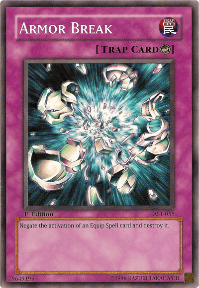 1st Edition, Ancient Sanctuary, Common, Counter Trap, Trap, Unlimited Armor Break [AST-055] Common - Trading Card World