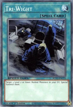 1st Edition, Common, Normal Spell, Speed Duel GX: Duel Academy Box, Spell Tri-Wight [SGX1-ENC15] Common - Trading Card World