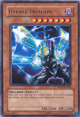 Dark, Effect Monster, Machine, Rare, Retro Pack 1, Unlimited Barrel Dragon [RP01-EN044] Rare - Trading Card World