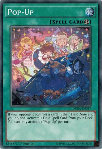 1st Edition, Common, Duelist Alliance, Quick Play Spell, Spell, Unlimited Pop-Up [DUEA-EN067] Common - Trading Card World