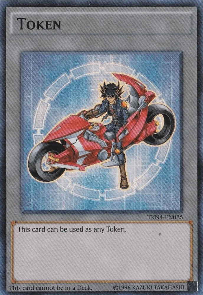 Super Rare, Token, Tokens, Unlimited Token (Yusei Fudo) [TKN4-EN025] Super Rare - Trading Card World