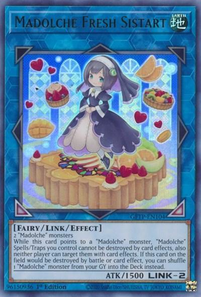 1st Edition, Earth, Fairy, Ghosts from the Past, Link/Effect Monster, Ultra Rare Madolche Fresh Sistart [GFTP-EN104] Ultra Rare - Trading Card World