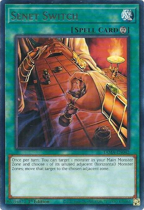 1st Edition, Continuous Spell, Rare, Spell, Tactical Masters Senet Switch [TAMA-EN042] Rare - Trading Card World