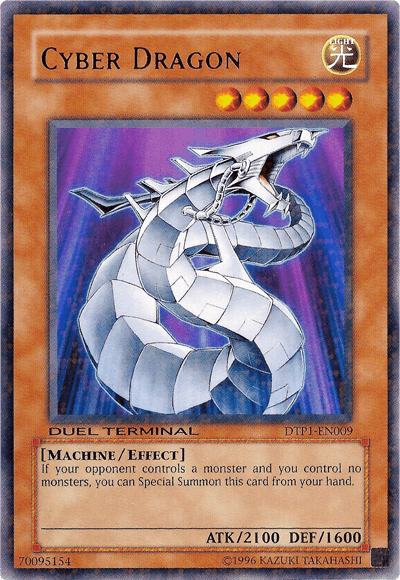 Duel Terminal - Preview, Effect Monster, Light, Limited, Machine, Rare Cyber Dragon [DTP1-EN009] Rare - Trading Card World