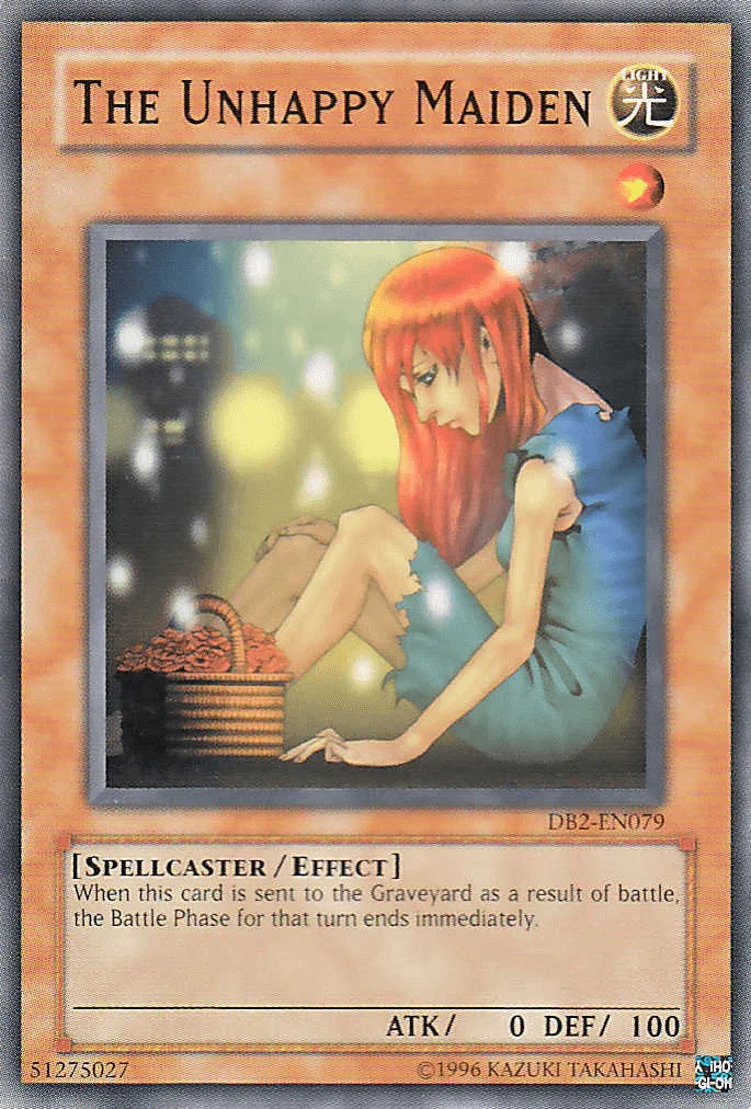 Common, Dark Beginning 2, Effect Monster, Light, Spellcaster, Unlimited The Unhappy Maiden [DB2-EN079] Common - Trading Card World