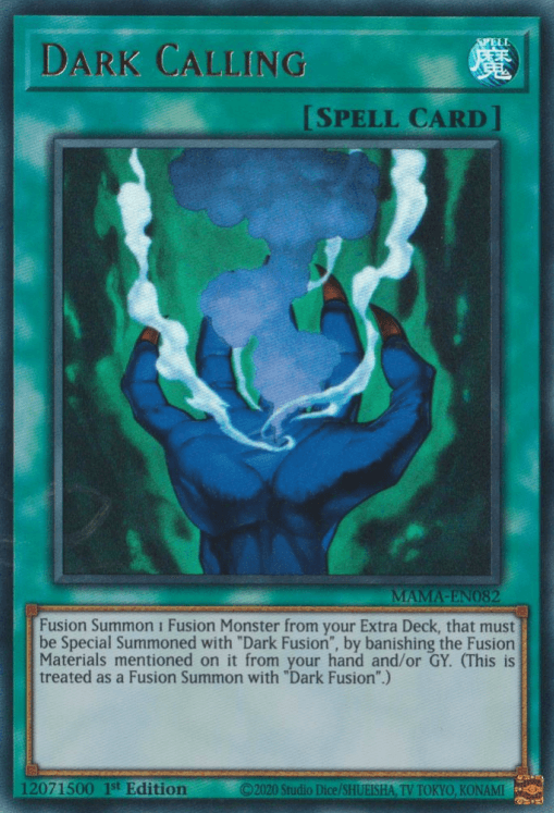 1st Edition, Magnificent Mavens, Normal Spell, Spell, Ultra Rare Dark Calling [MAMA-EN082] Ultra Rare - Trading Card World