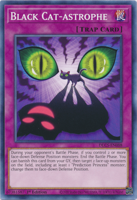 1st Edition, Common, Dragons of Legend: The Complete Series, Normal Trap, Trap Black Cat-astrophe [DLCS-EN088] Common - Trading Card World