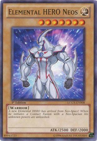 1st Edition, Common, Legendary Collection 2, Light, Normal Monster, Unlimited, Warrior Elemental HERO Neos [LCGX-EN008] Common - Trading Card World