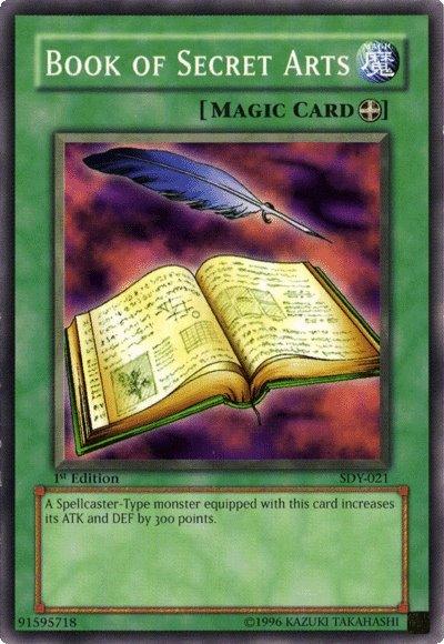 1st Edition, Common, Equip Spell, Spell, Starter Deck: Yugi, Unlimited Book of Secret Arts [SDY-021] Common - Trading Card World