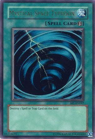 Normal Spell, Spell, Spell Ruler, Ultra Rare, Unlimited Mystical Space Typhoon [SRL-EN047] Ultra Rare - Trading Card World