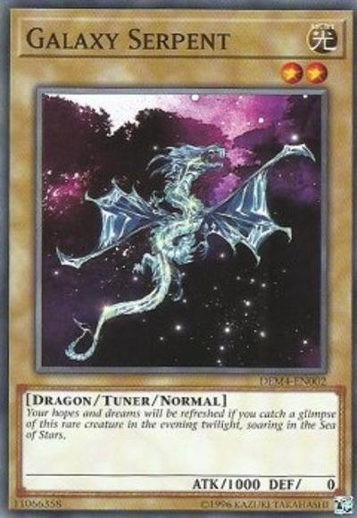 Advanced Demo Deck Extra Pack, Common, Dragon, Light, Tuner/Normal Monster, Unlimited Galaxy Serpent [DEM4-EN002] Common - Trading Card World