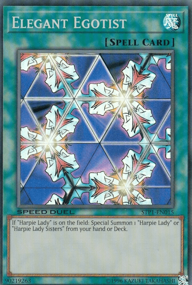 Normal Spell, Speed Duel: Tournament Pack 1, Spell, Super Rare, Unlimited Elegant Egotist [STP1-EN015] Super Rare - Trading Card World