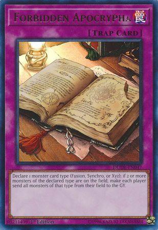 1st Edition, Duel Devastator, Normal Trap, Trap, Ultra Rare Forbidden Apocrypha [DUDE-EN047] Ultra Rare - Trading Card World