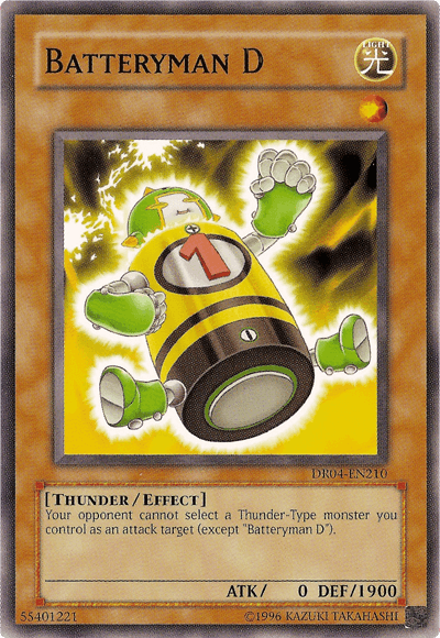Common, Dark Revelation Volume 4, Effect Monster, Light, Thunder, Unlimited Batteryman D [DR04-EN210] Common - Trading Card World