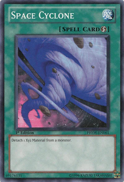1st Edition, Common, Photon Shockwave, Quick Play Spell, Spell, Unlimited Space Cyclone [PHSW-EN061] Common - Trading Card World