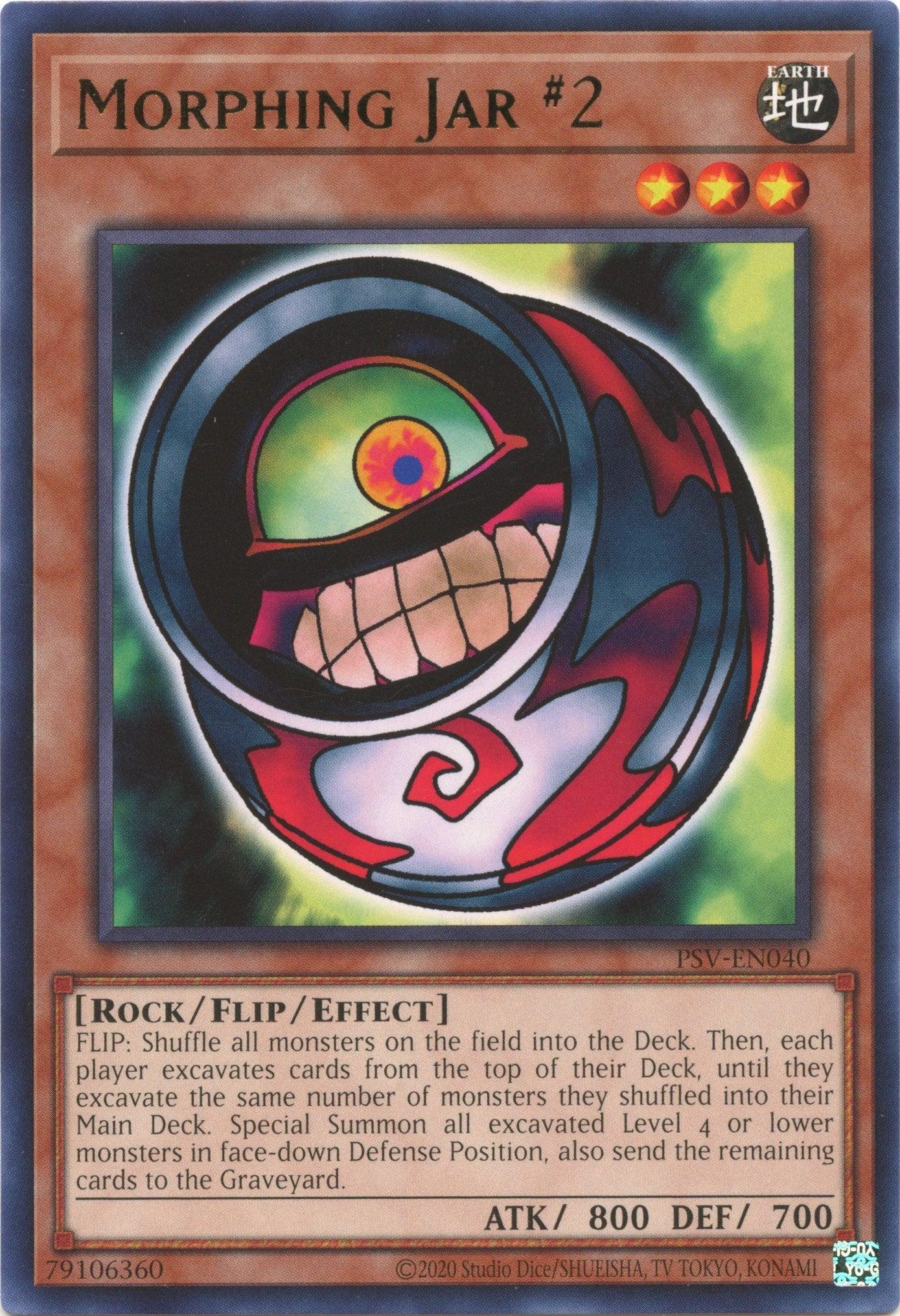 Earth, Effect Monster, Pharaoh's Servant (25th Anniversary Edition), Rare, Rock, Unlimited Morphing Jar #2 (25th Anniversary) [PSV-EN040] Rare - Trading Card World