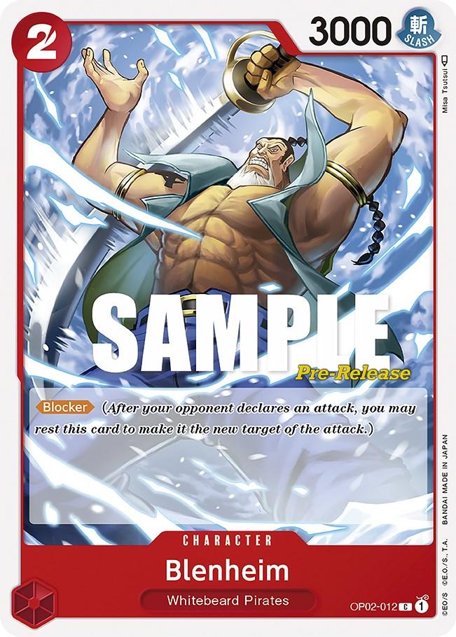 Character, Common, Paramount War, Paramount War Pre-Release Cards, Whitebeard Pirates Blenheim [Paramount War Pre-Release Cards] - Trading Card World