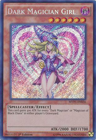 1st Edition, Dark, Effect Monster, Secret Rare, Spellcaster, The Dark Side of Dimensions Movie Pack: Secret Edition Dark Magician Girl [MVP1-ENS56] Secret Rare - Trading Card World