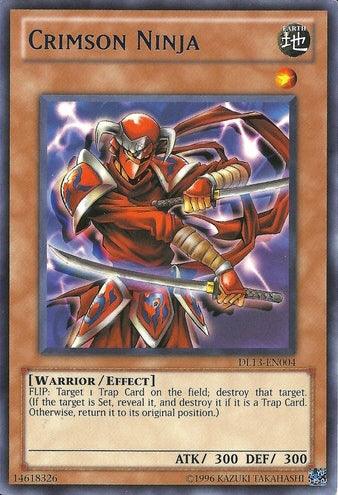 Duelist League Promo, Earth, Effect Monster, Rare, Unlimited, Warrior Crimson Ninja (Blue) [DL13-EN004] Rare - Trading Card World