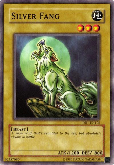 Beast, Common, Dark Beginning 1, Earth, Normal Monster, Unlimited Silver Fang [DB1-EN106] Common - Trading Card World