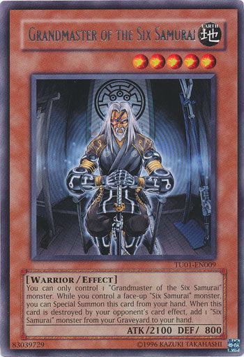 Earth, Effect Monster, Rare, Turbo Pack Booster One Pack, Unlimited, Warrior Grandmaster of the Six Samurai [TU01-EN009] Rare - Trading Card World