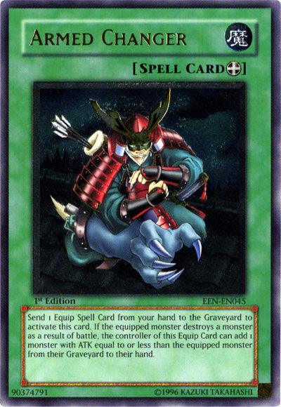1st Edition, Elemental Energy, Equip Spell, Spell, Ultimate Rare, Unlimited Armed Changer [EEN-EN045] Ultimate Rare - Trading Card World
