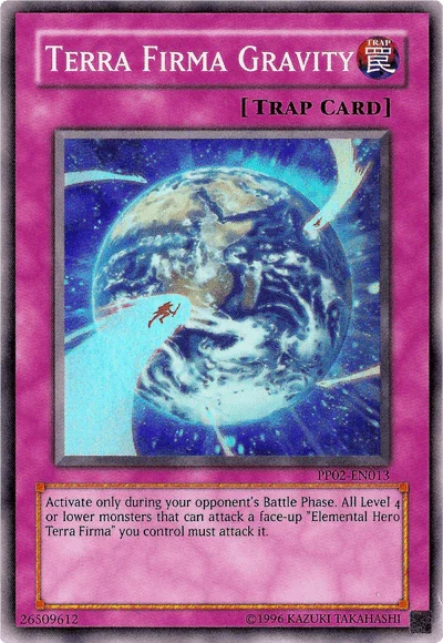 Normal Trap, Premium Pack 2, Super Rare, Trap, Unlimited Terra Firma Gravity [PP02-EN013] Super Rare - Trading Card World