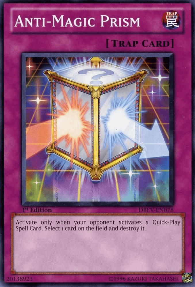1st Edition, Common, Duelist Revolution, Normal Trap, Trap, Unlimited Anti-Magic Prism [DREV-EN078] Common - Trading Card World