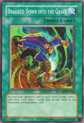Common, Dark Revelation Volume 1, Normal Spell, Spell, Unlimited Dragged Down into the Grave [DR1-EN246] Common - Trading Card World