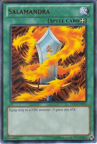 Duelist League Promo, Equip Spell, Rare, Spell, Unlimited Salamandra (Red) [DL15-EN013] Rare - Trading Card World