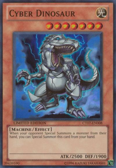 2010 Collectors Tins, Effect Monster, Light, Limited, Machine, Super Rare Cyber Dinosaur [CT07-EN008] Super Rare - Trading Card World