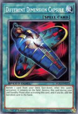1st Edition, Common, Normal Spell, Speed Duel GX: Duel Academy Box, Spell Different Dimension Capsule [SGX1-ENG12] Common - Trading Card World