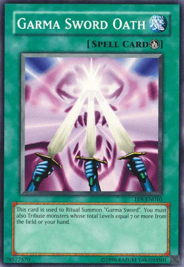 Common, Ritual Spell, Spell, Tournament Pack 8, Unlimited Garma Sword Oath [TP8-EN010] Common - Trading Card World