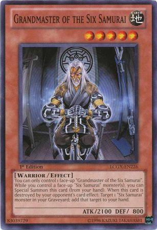 1st Edition, Common, Earth, Effect Monster, Legendary Collection 2, Unlimited, Warrior Grandmaster of the Six Samurai [LCGX-EN226] Common - Trading Card World